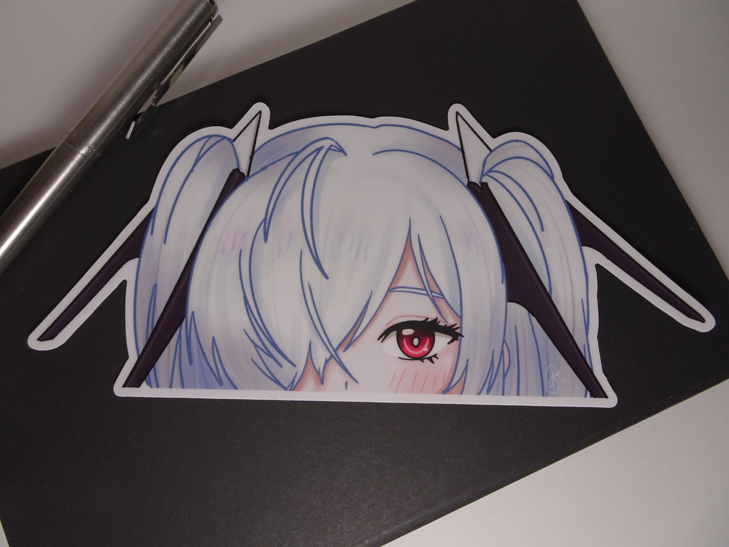 Goddess of Victory Nikke - Cinderella Window Peeker - Matte Vinyl Sticker