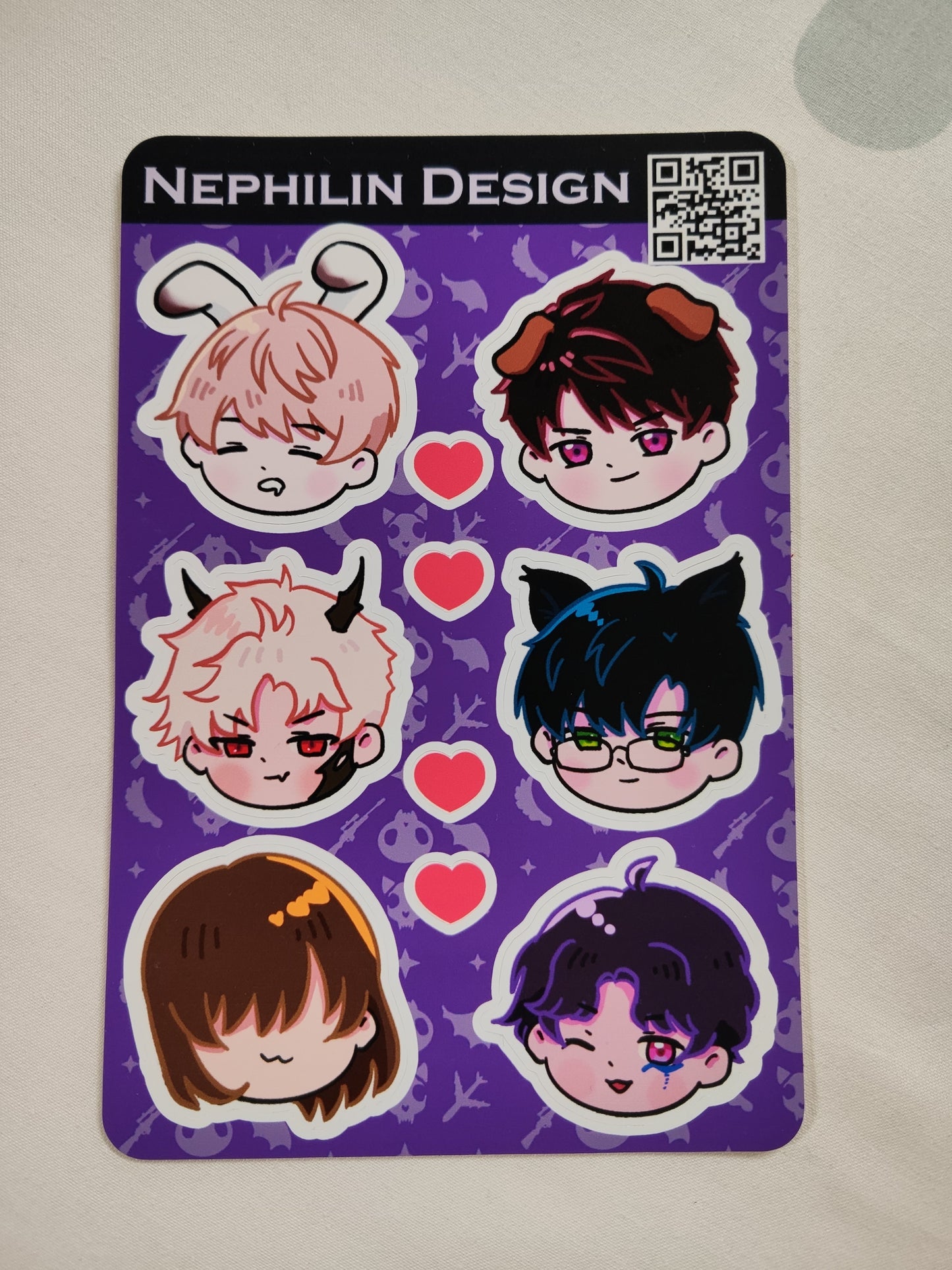 Love and Deep Space - All LI - Matte Sticker Sheet