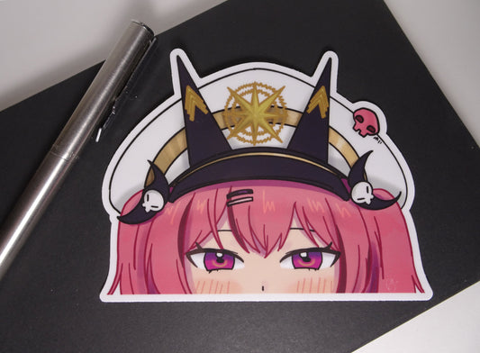 Goddess of Victory Nikke - Mast Window Peeker - Matte Vinyl Sticker